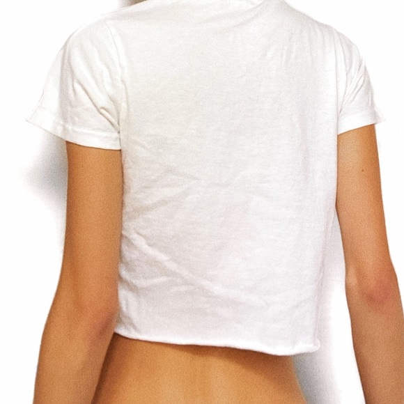 White brandy tee with butterfly - Picture 2 of 3